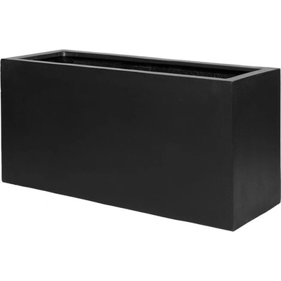 Pottery Pots květináč Jort S Black Natural Fiberstone 80 x 30 x 40 cm