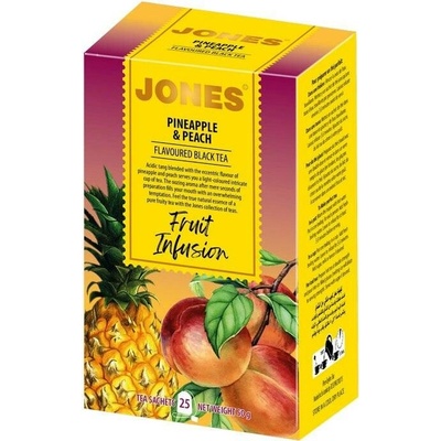 JONES Black Pineapple & Peach přebal 25 x 2 g