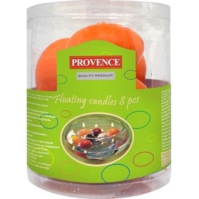 Provence plovoucí oranžová 8 ks