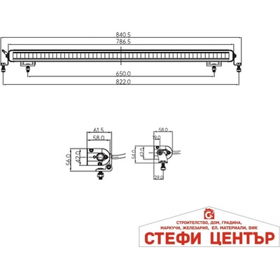 Paolo Лед бар 135w 31" 12-24v (63597)