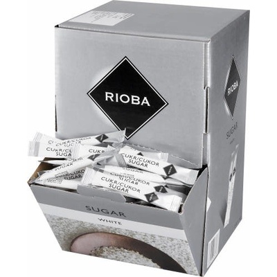 Rioba porcovaný cukr bílý, 500x4 g – Zboží Dáma