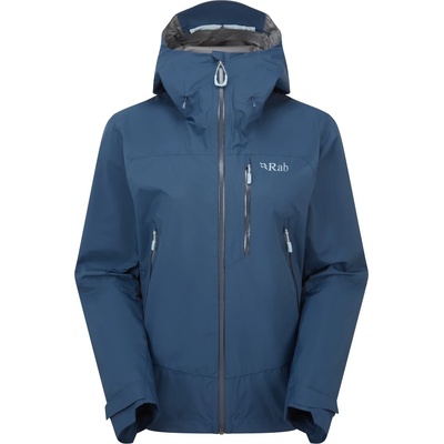 Rab Дамско водоустойчиво яке Rab Women's Downpour Mountain Jacket Waterproof jacket - Tempest Blue - размер 10 (UK) (102-4663-0312)