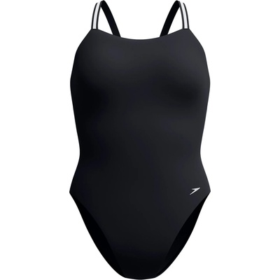Speedo Дамски бански костюм Speedo Women's Active Back Swimsuit - Black/Silver - размер 40 (EU) (150-6086-0117)