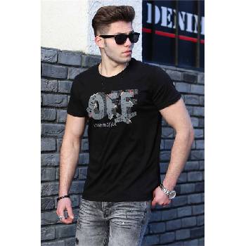 Madmext Мъжка тениска 4573 - Черна 287841 (287841_Черно)