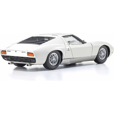 Kyosho Lamborghini Miura P400 1968 White Silver 1:18