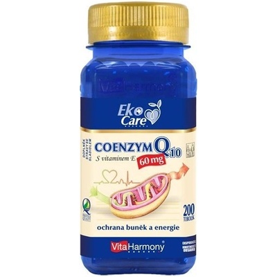 VitaHarmony Coenzym Q10 60 mg + vitamin E 200 tobolek