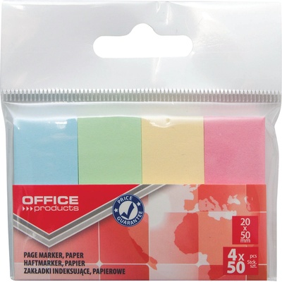 Office Products Самоз. листчета OP Page Marker Pastel, 4 цвята (31236-А)