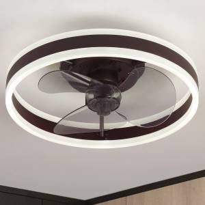 Brilagi LED осветително тяло с вентилатор, димируемо, 30W, 230V, 3000-6500K, чер (BG1621)