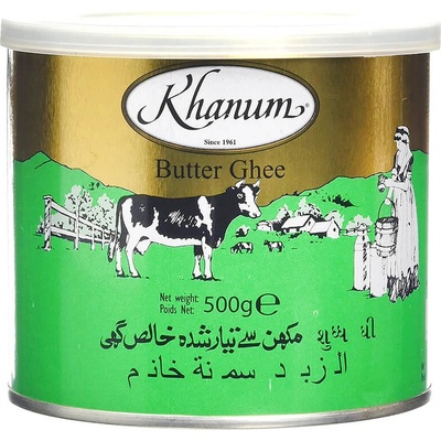 Khanum Olej přepuštěné Máslo ghee 500g – Zboží Dáma