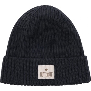 Huttelihut Детска зимна шапка (beanie) Huttelihut Kid's Hat Wool Knit Color Solid Beanie - Dark Navy - размер 54 cm (904-6682-0214)