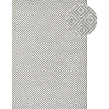 Hanse Home Сив килим за открито , 140 x 200 cm Karo - NORTHRUGS (102471-140x200)