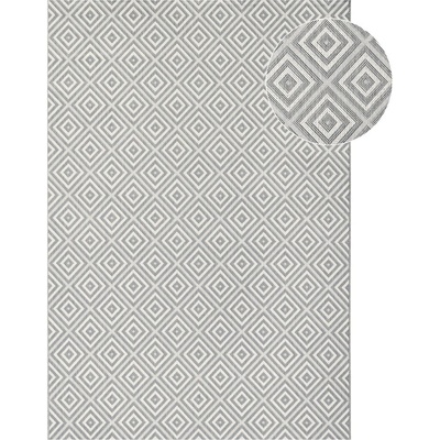 Hanse Home Сив килим за открито , 140 x 200 cm Karo - NORTHRUGS (102471-140x200)