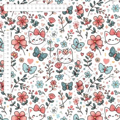 Kočičí parádnice a motýlci teplákovina by MIMI [supreme]