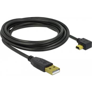 Delock kábel USB 2.0 A-samec > USB mini-B 5-pin samec pravoůhlý, 3m