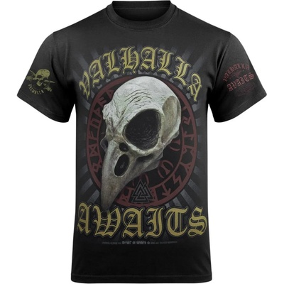 Victory or valhalla Мъжка тениска victory or valhalla - ЧЕРЕП НА ВРАНА- vov025km