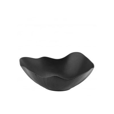 Horecano - Порцеланова купа асиметрична 46x31, 5xh19, 5см черна REN BUFFET-(HC-56929) (0156929)