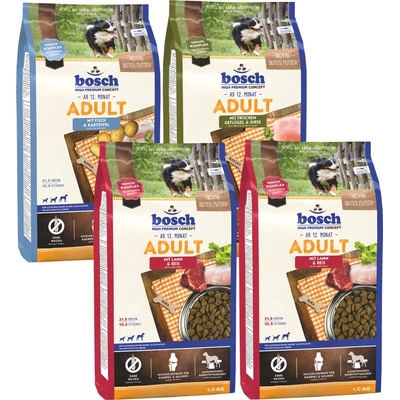 miešaný balíček bosch Adult 4 x 1 kg