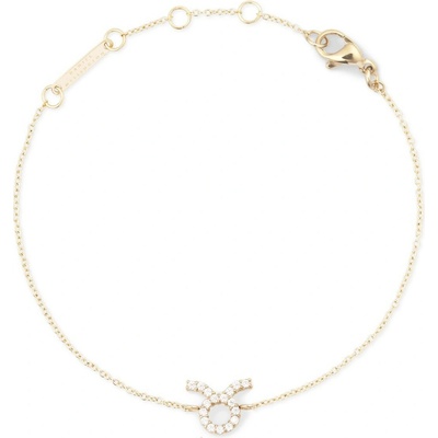 Daniel Wellington Pozlátený retiazkový náramok znamenia Býk Crystal Zodiac DW00400908