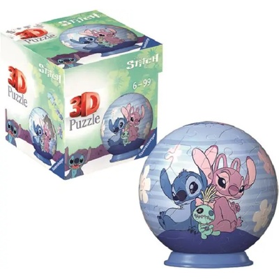 - Puzzle 3D puzzleball Disney Stitch: Stich & Angel - 40 - 99 piese