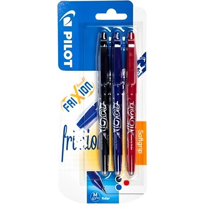 Pilot FriXion Ball modrá/černá/červená 3ks
