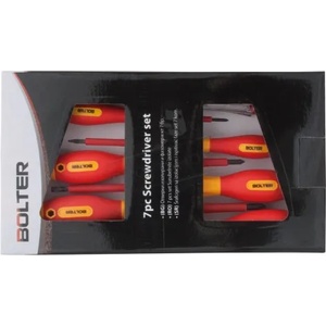 BOLTER Отвертки изолирани и фазомер 7 бр. к-т | xg53651 bolter (xg53651)