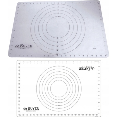Silikonová podložka de Buyer, 4937.60, nepřilnavá, pracovní podložka, průměry, velikosti, 2 strany = 2 textury – Zboží Dáma