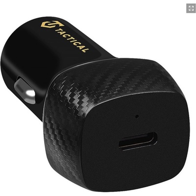 Зарядно за кола с USB-C изход и технология за бързо зареждане за мобилни устройства - Tactical Field Plug 20W Single USB-C Car Charger (черен) (SN-501PD)