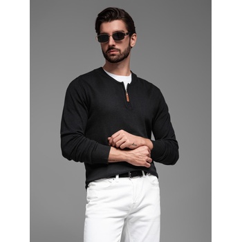 Ombre Clothing Мъжки плетен пуловер със структурирани точки Ombre Clothing Ombre Clothing | Cheren | МЪЖЕ | S