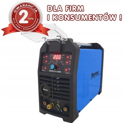 Sherman Digitig 214 Clean TIG invertor + čistič nerez zvarov