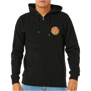 Rip Curl Мъжко яке за тренировка Rip curl Wettie Passage Icon Zip Thru Hoodie - Black / Black - размер XXL (017-3965-0416)