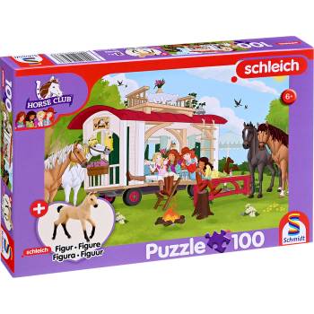 Schmidt Spiele Детски пъзел Schmidt от 100 части - Лагерен огън край караваната (56463)