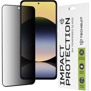 Techsuit Протектор за Xiaomi Redmi Note 14 4G (164, 84 x 78, 15 x 8, 16mm) - Techsuit - 111D Privacy Full Glue - Черен