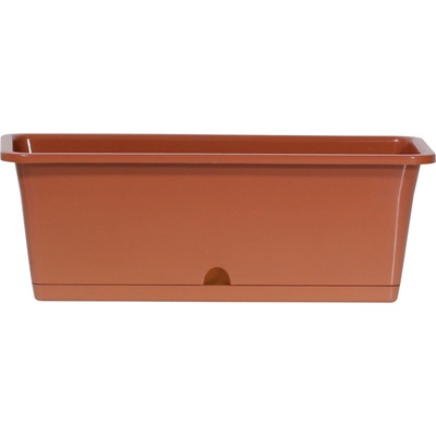 Prosperplast Camelia s miskou 40,2x17x14,3cm terakotová DCM400