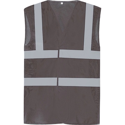Yoko vesta HVW120 Hi Vis síťovaná výstražná sivá