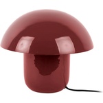 Leitmotiv Бордо метална настолна лампа (височина 25 cm) Fat Mushroom - Leitmotiv (LM2124RD)