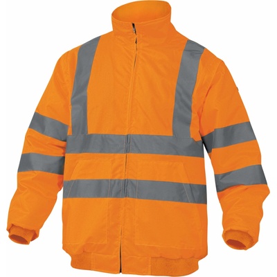 Delta ARENHV reflexní nepromokavá strečová parka Fluo oranžová