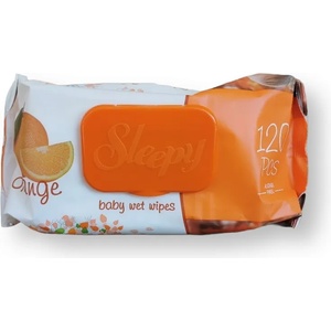  Sleepy мокри кърпи, Портокал, 120 броя