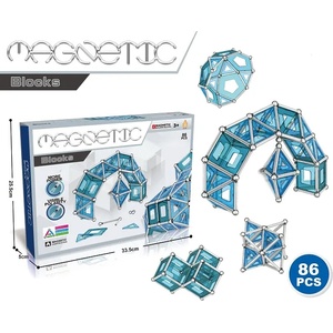 Sonne Комплект Sonne - Образователни магнити, Magnetic Z, 86 части (122784) - ozone