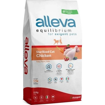 ALLEVA EQUILIBRIUM Cat Adult Sterilized Chicken 5 kg