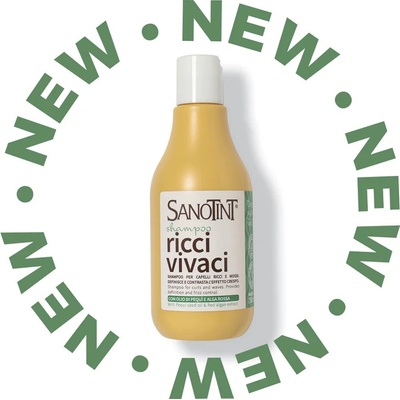 Sanotint RICCI VIVACI Šampon pro kudrnaté a vlnité vlasy 250 ml
