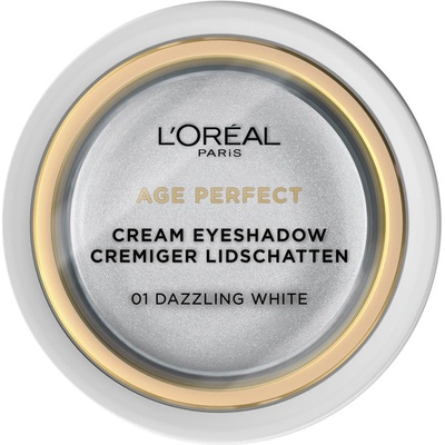 L'Oréal Paris Age Perfect Cream Eyeshadow očné tiene 01 Dazzling White 4 ml