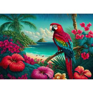 Mr. Broccoli - Puzzle Parrot Island - 1 000 piese