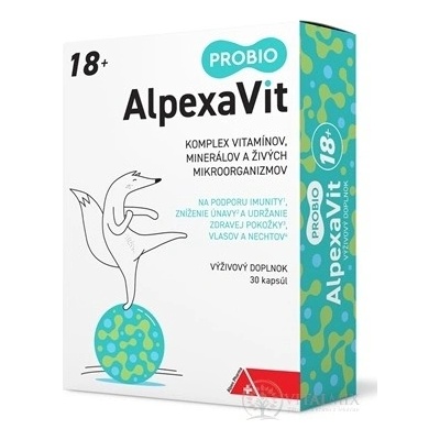 AlpexaVit PROBIO 18+ 30 kapslí