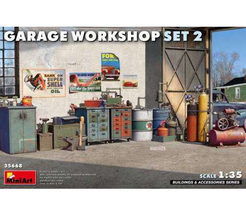 MiniArt Garage Workshop 1:48