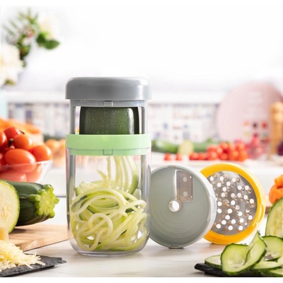 InnovaGoods Ruční spiralizér a kráječ zeleniny s recepty – Zboží Dáma