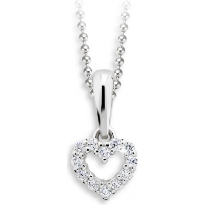 Cutie Diamonds zlatý prívesok srdce C2157 ND2157 40 D X 2