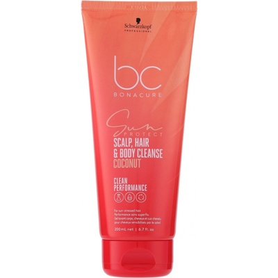 Schwarzkopf Bonacure Sun Protect Hair And Body Bath 200 ml
