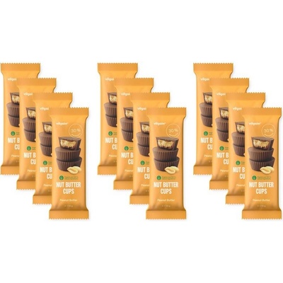 Vilgain Nut Butter Cups Bio arašídové máslo 12 x 39 g
