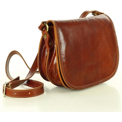 Mazzini Marco dámska crossbody kabelka camel L127a