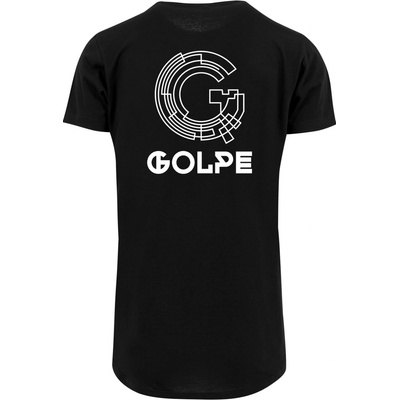 Prodloužené tričko Golpe černá